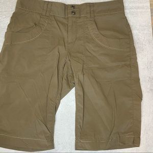 REI Brown Tan Bermuda Shorts Lightweight Size 0